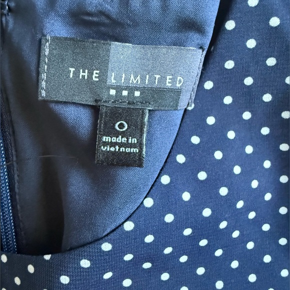 NWT Women’s The Limited Sleeveless Polka Dot Dress - Picture 6 of 6
